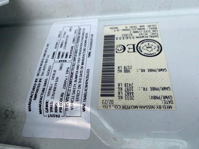 Nissan Altima 2.5 SR AWD 2023