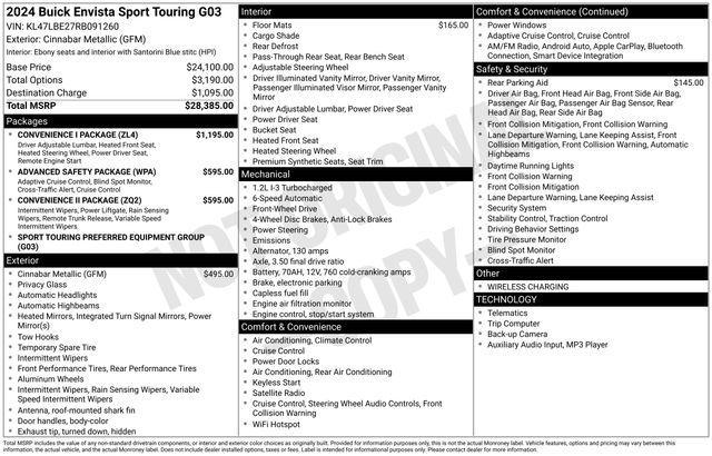 Buick Envista Sport Touring 2024