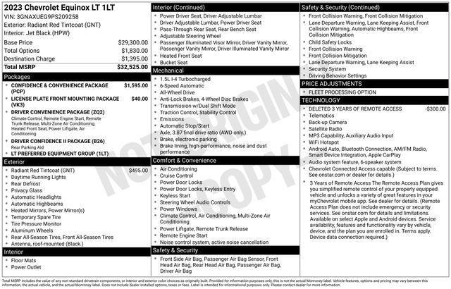 Chevrolet Equinox LT AWD 2023