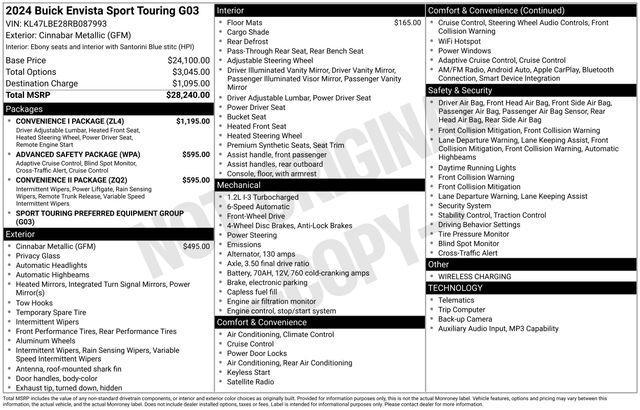 Buick Envista Sport Touring 2024