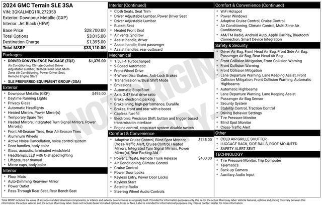 GMC Terrain SLE 2024