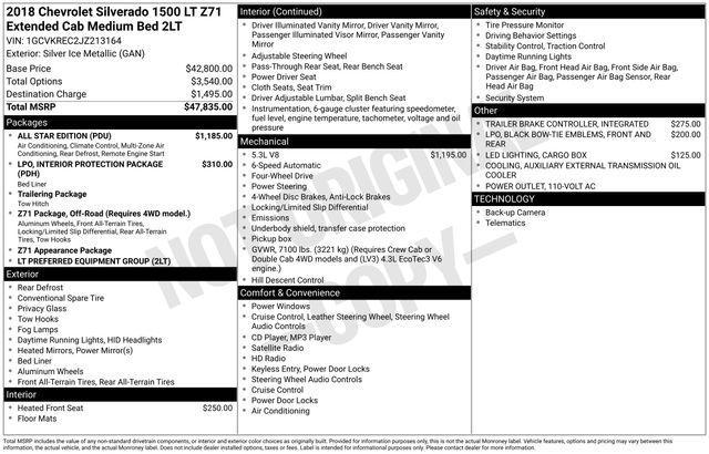 Chevrolet Silverado 1500 LT Double Cab 4WD 2018