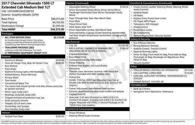 Chevrolet Silverado 1500 LT Double Cab 4WD 2017