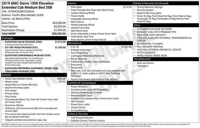 GMC Sierra 1500 Elevation Double Cab 4WD 2019