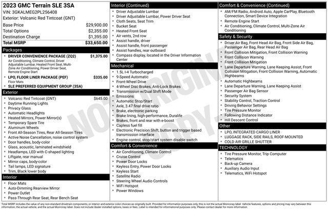 GMC Terrain SLE 2023
