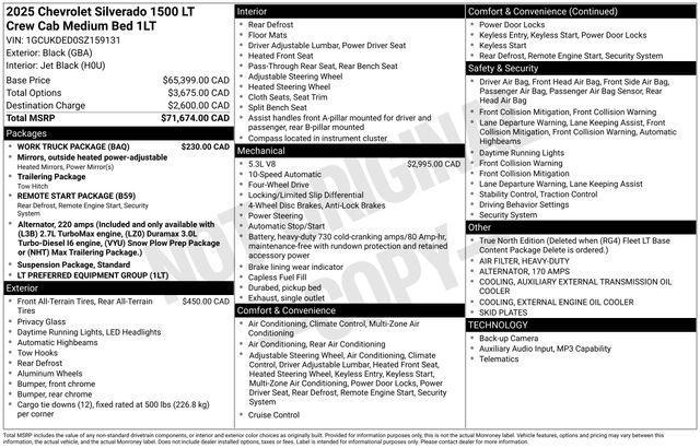 Chevrolet Silverado 1500 LT Crew Cab 4WD 2025