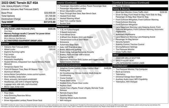GMC Terrain SLT 2023