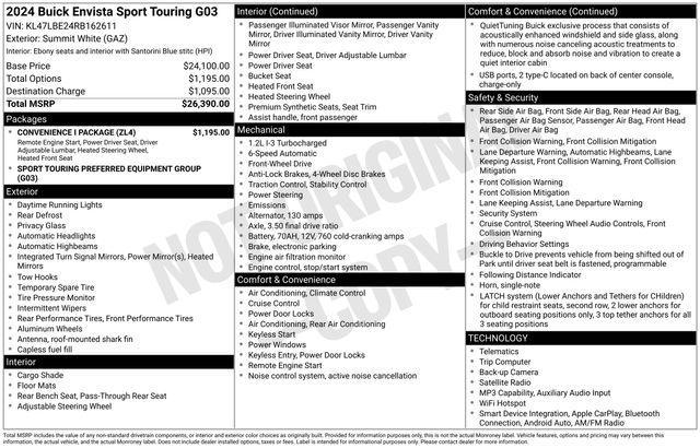 Buick Envista Sport Touring 2024