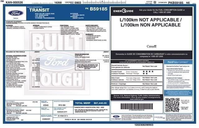 Ford Transit 350 Van High Roof w/Sliding Pass. 148-in. WB EL 2023