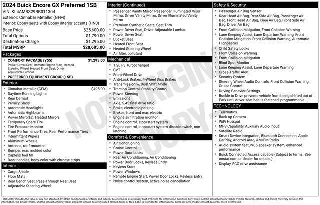 Buick Encore GX Preferred 2024