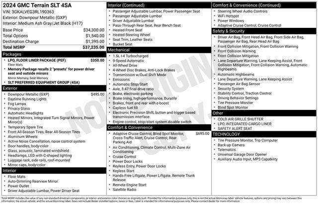 GMC Terrain SLT AWD 2024