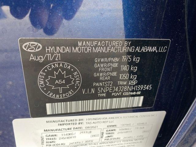 Hyundai Sonata SEL Plus 2022