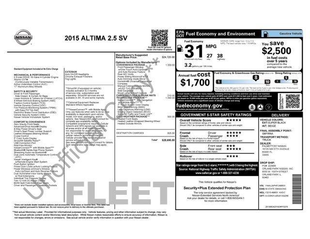 Nissan Altima 2.5 2015
