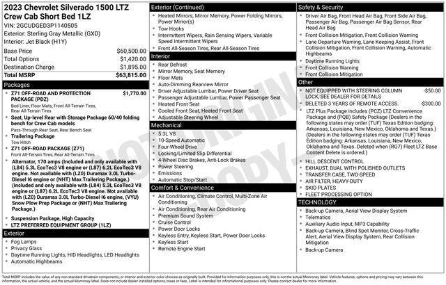 Chevrolet Silverado 1500 LTZ Crew Cab 4WD 2023