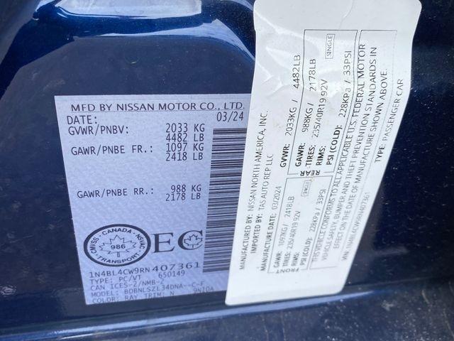 Nissan Altima 2.5 SR AWD 2024