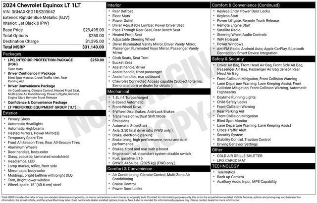 Chevrolet Equinox LT 2WD 2024