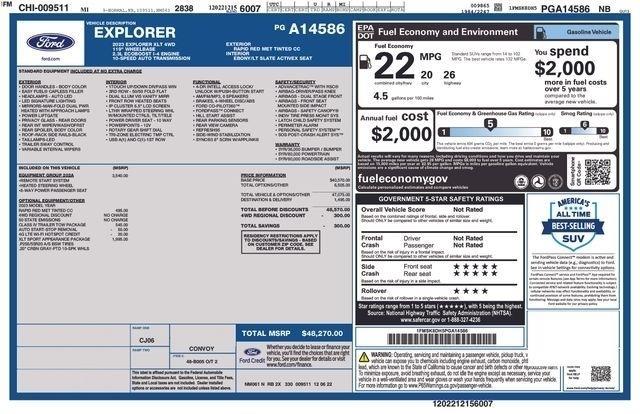 Ford Explorer XLT AWD 2023