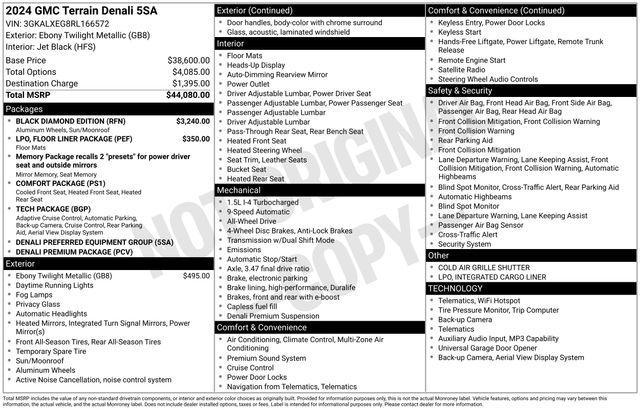GMC Terrain Denali AWD 2024