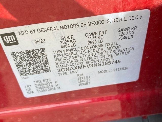 Chevrolet Equinox RS 2022