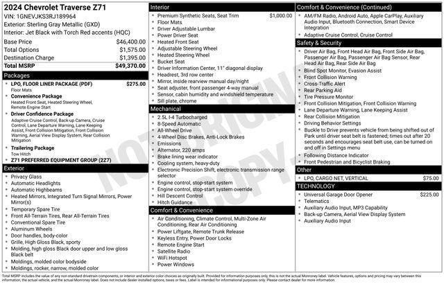 Chevrolet Traverse Z71 AWD 2024