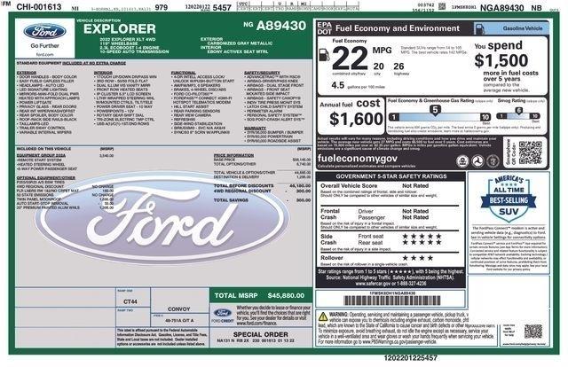 Ford Explorer XLT AWD 2022