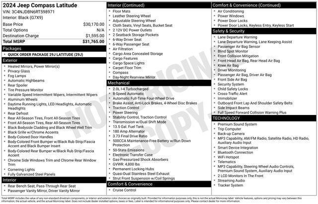 Jeep Compass Latitude 2024