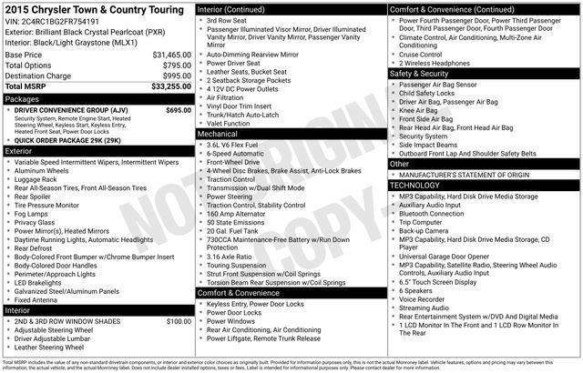 Chrysler Town & Country Touring 2015