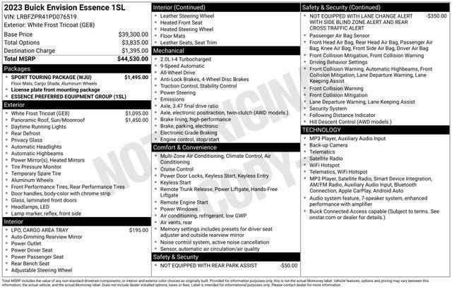 Buick Envision Essense AWD 2023