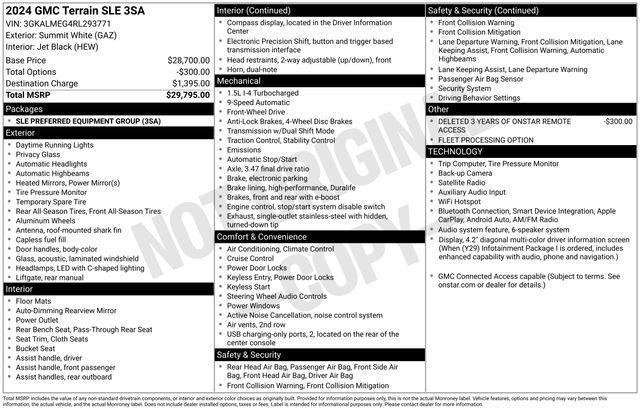 GMC Terrain SLE 2024