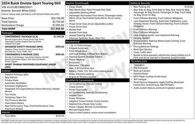 Buick Envista Sport Touring 2024