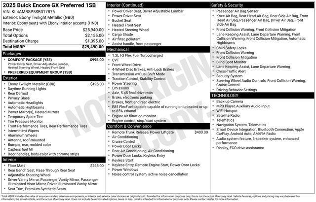 Buick Encore GX Preferred 2025