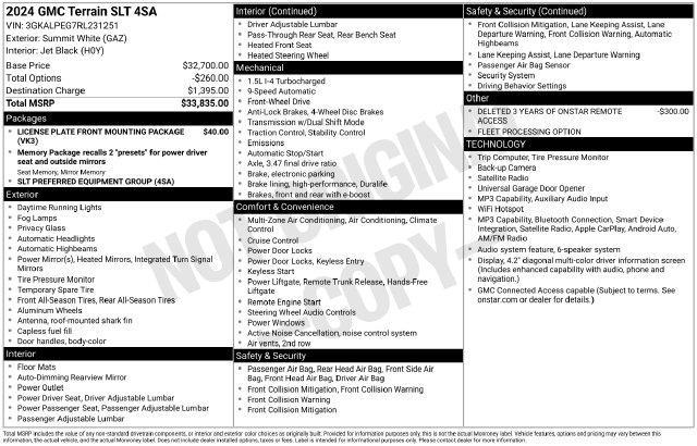 GMC Terrain SLT 2024