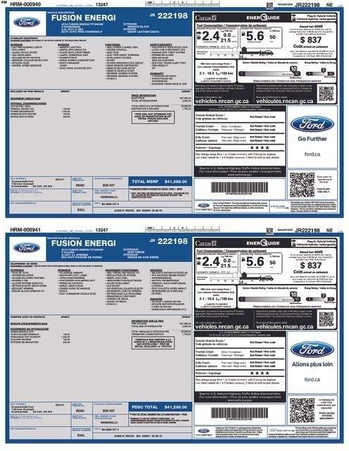 Ford Fusion Energi Titanium 2018