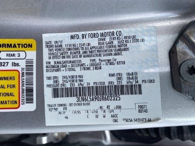 Lincoln MKZ Premier FWD 2018