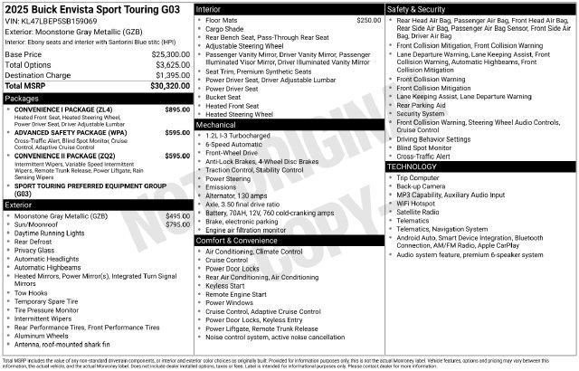 Buick Envista Sport Touring 2025
