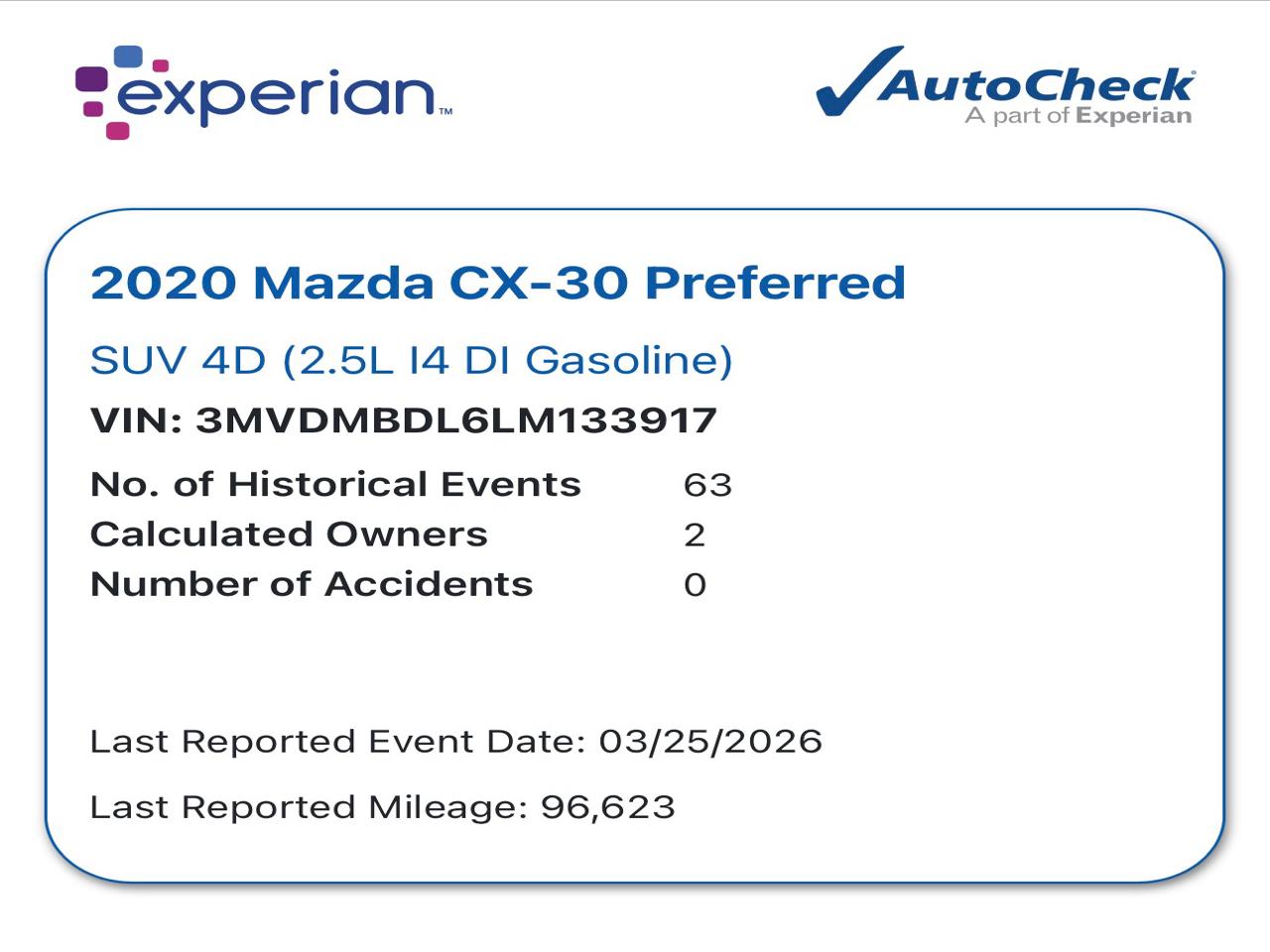 Mazda CX-30 Preferred AWD 2020