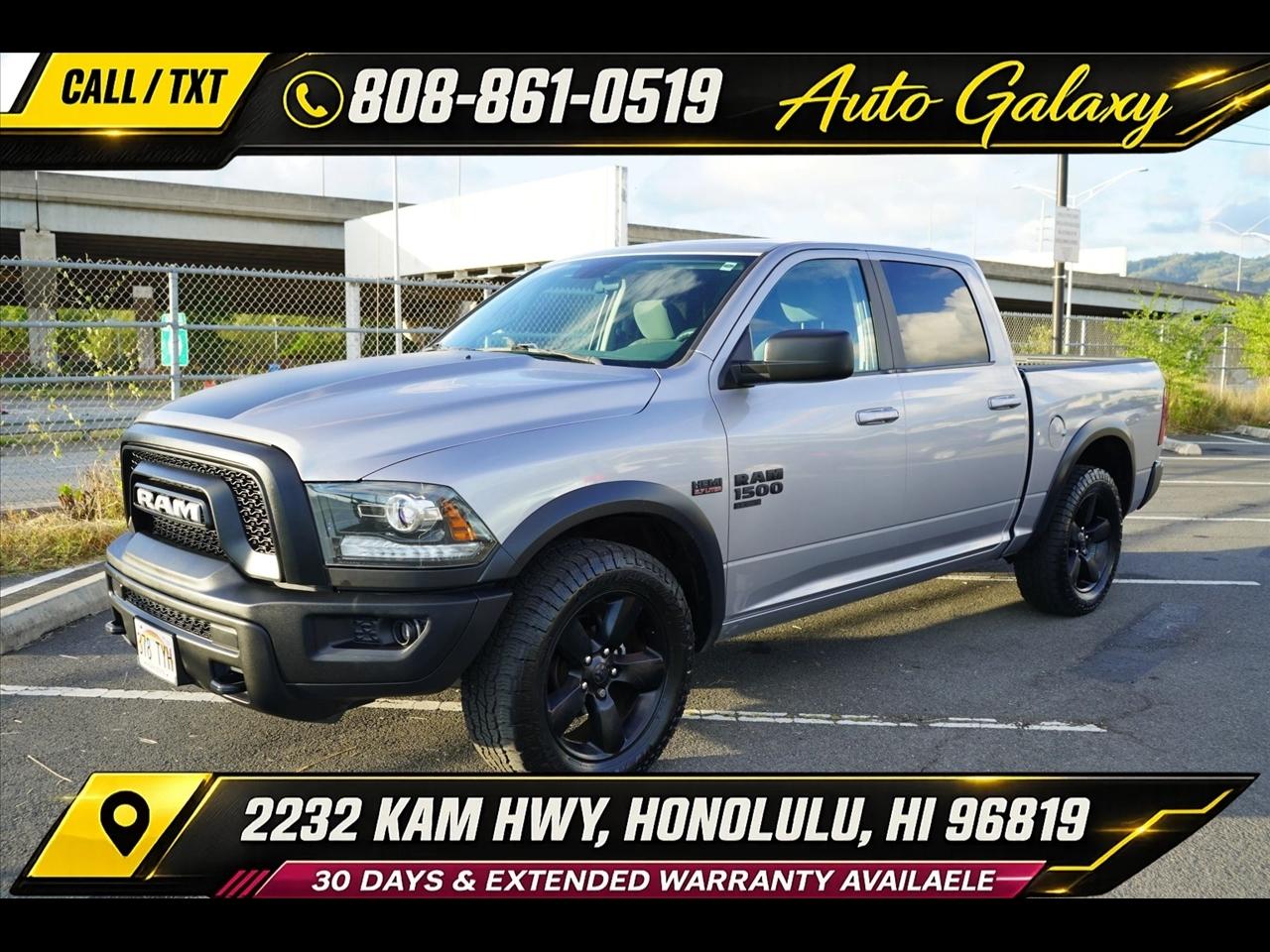 2019 RAM 1500 Classic Warlock 4x2 Crew Cab 5'7" Box