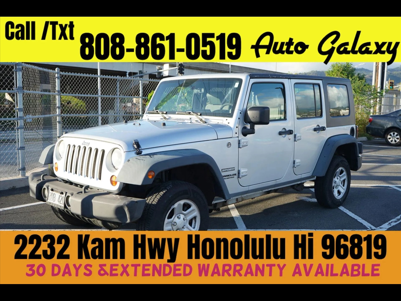 2010 Jeep Wrangler Unlimited 4WD 4dr Sport