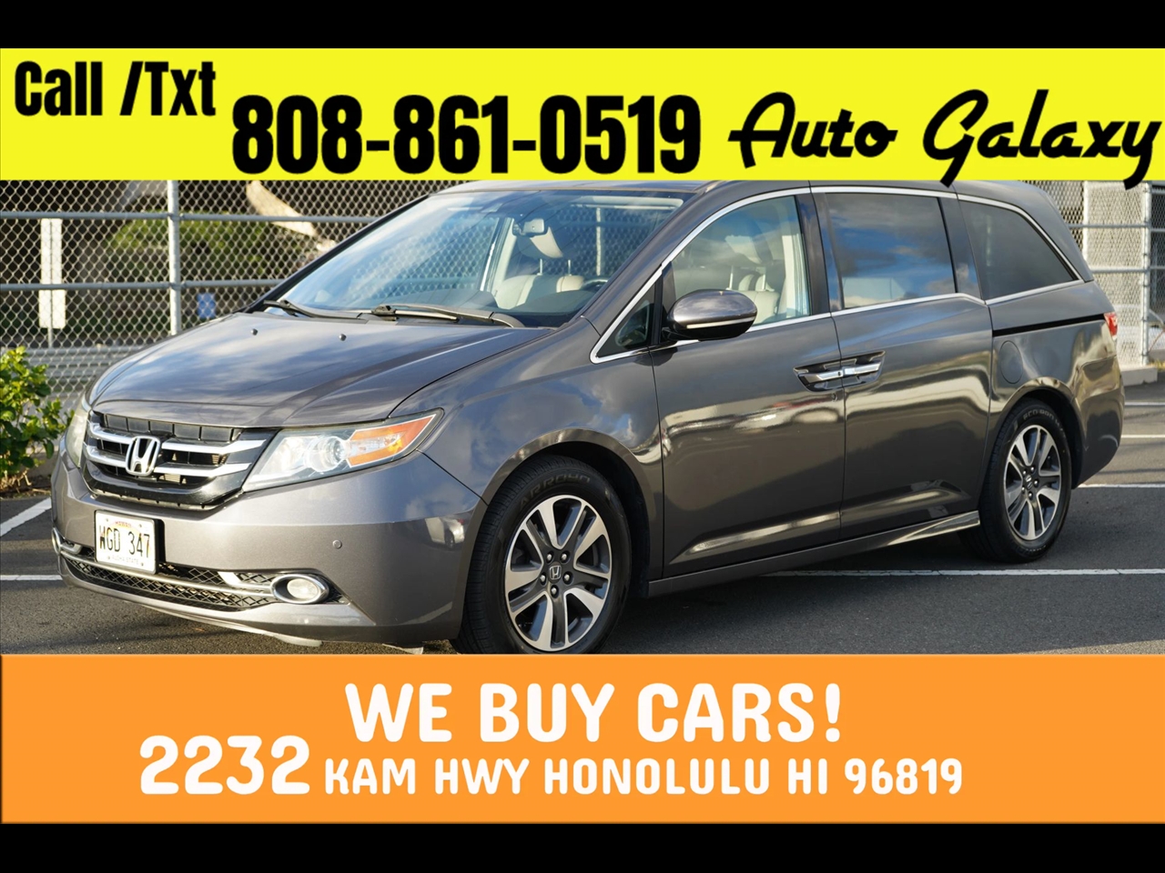 2015 Honda Odyssey 5dr Touring Elite