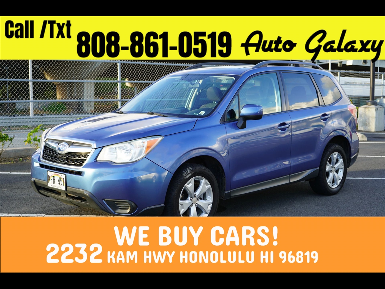 2015 Subaru Forester 4dr CVT 2.5i Premium PZEV