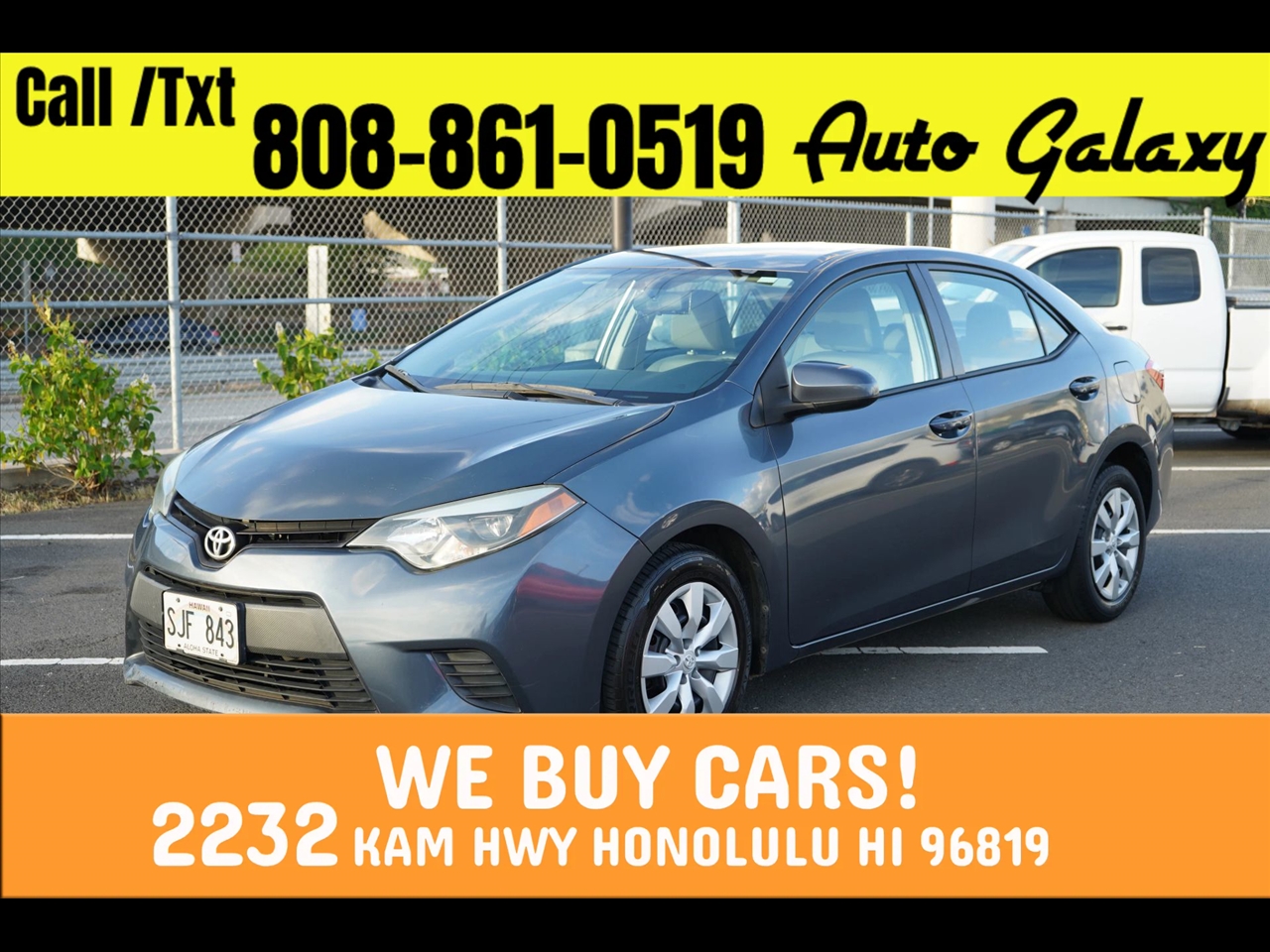 2014 Toyota Corolla 4dr Sdn Man L (Natl)