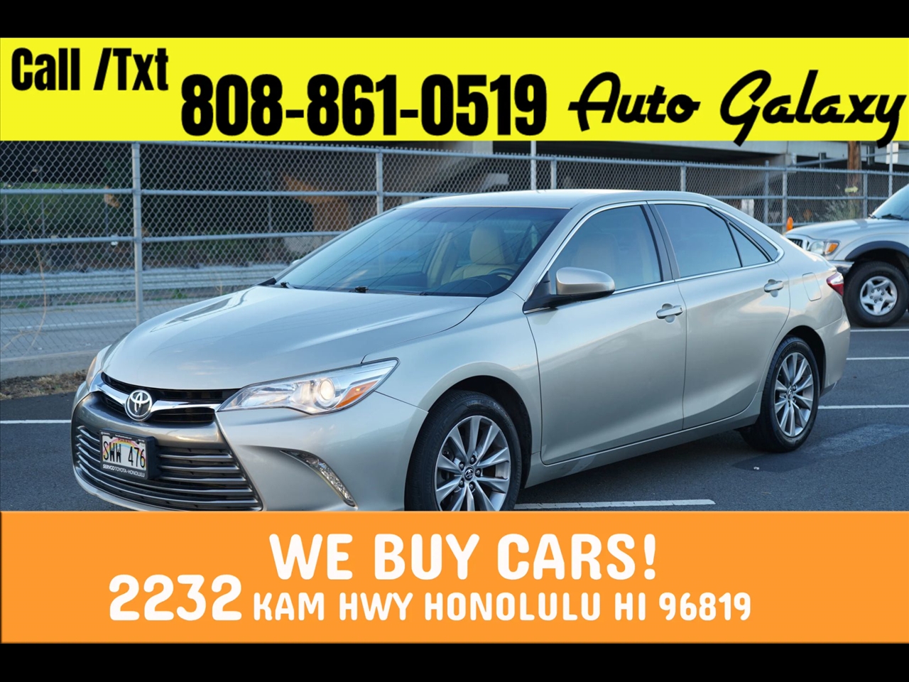 2016 Toyota Camry 4dr Sdn I4 Auto XLE (Natl)