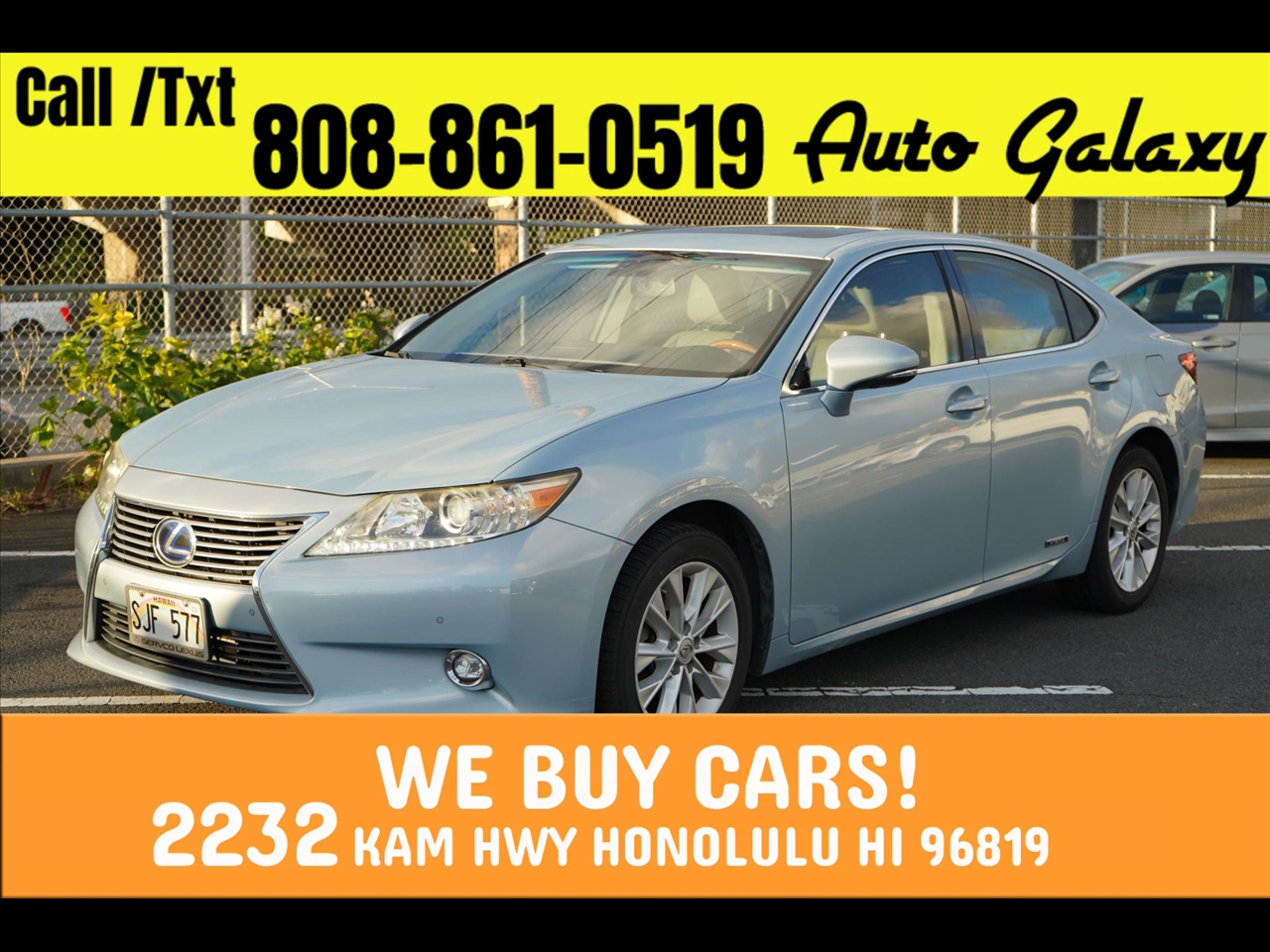 2014 Lexus ES 300h 4dr Sdn Hybrid