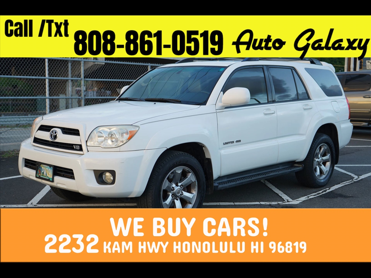 2006 Toyota 4Runner 4dr Limited V8 Auto 4WD (Natl)
