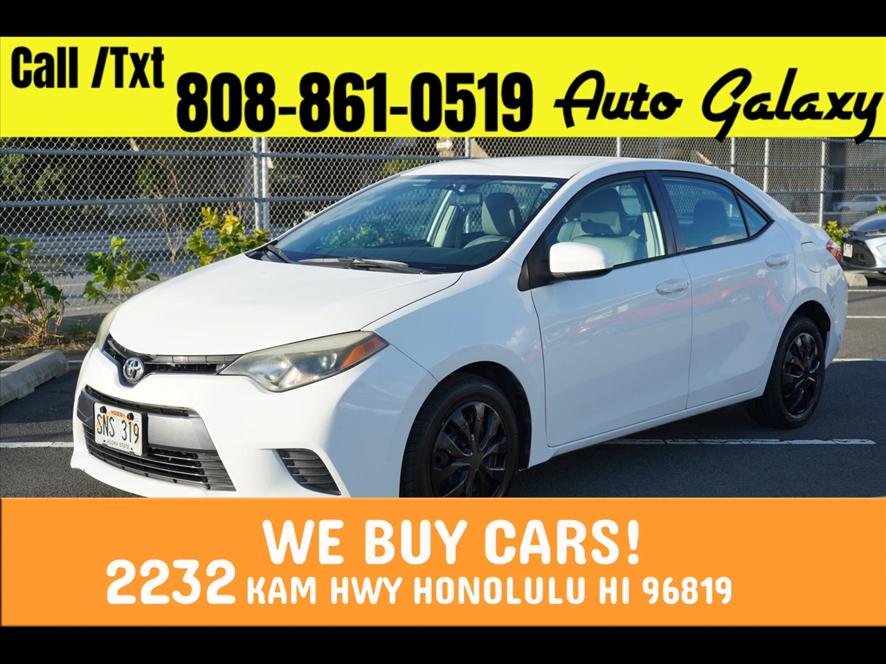 2015 Toyota Corolla 4dr Sdn Auto L (Natl)