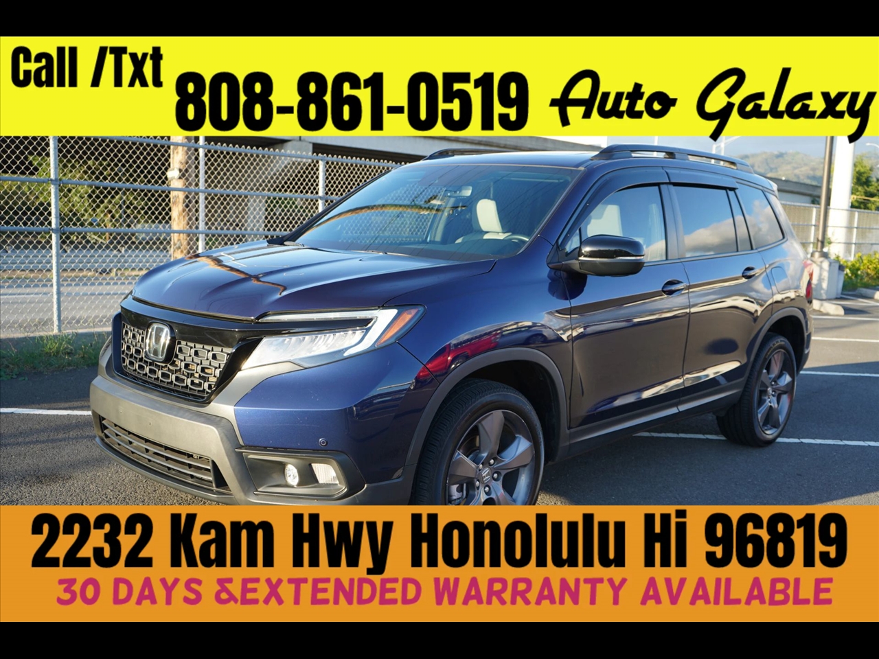 2019 Honda Passport Touring AWD