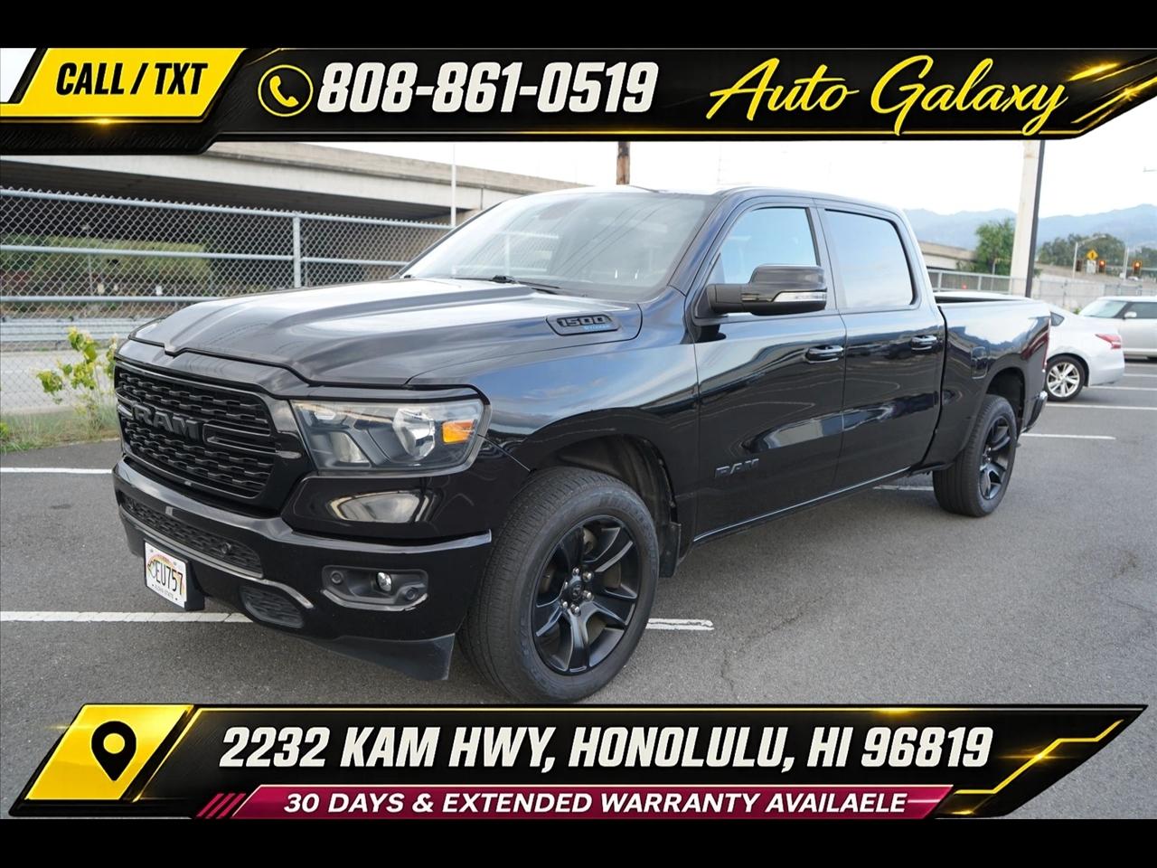 2022 RAM 1500 Big Horn 4x2 Crew Cab 6'4" Box
