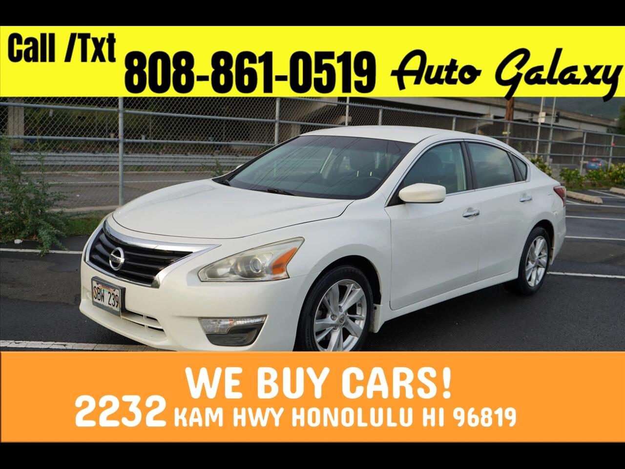 2013 Nissan Altima 4dr Sdn I4 2.5 SV