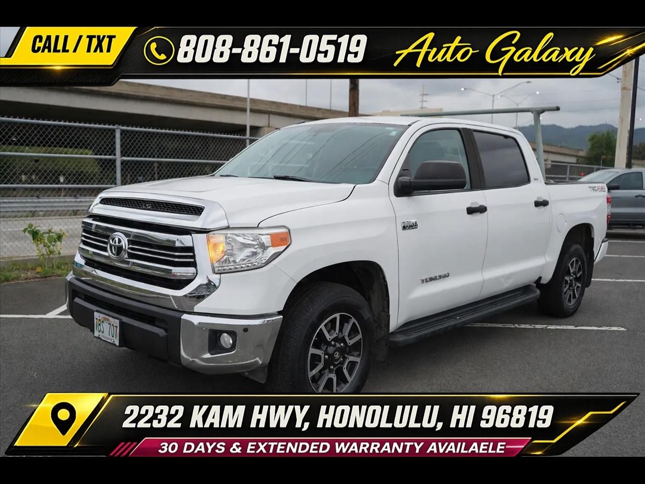 2017 Toyota Tundra 4WD SR5 CrewMax 5.5' Bed 5.7L (Natl)