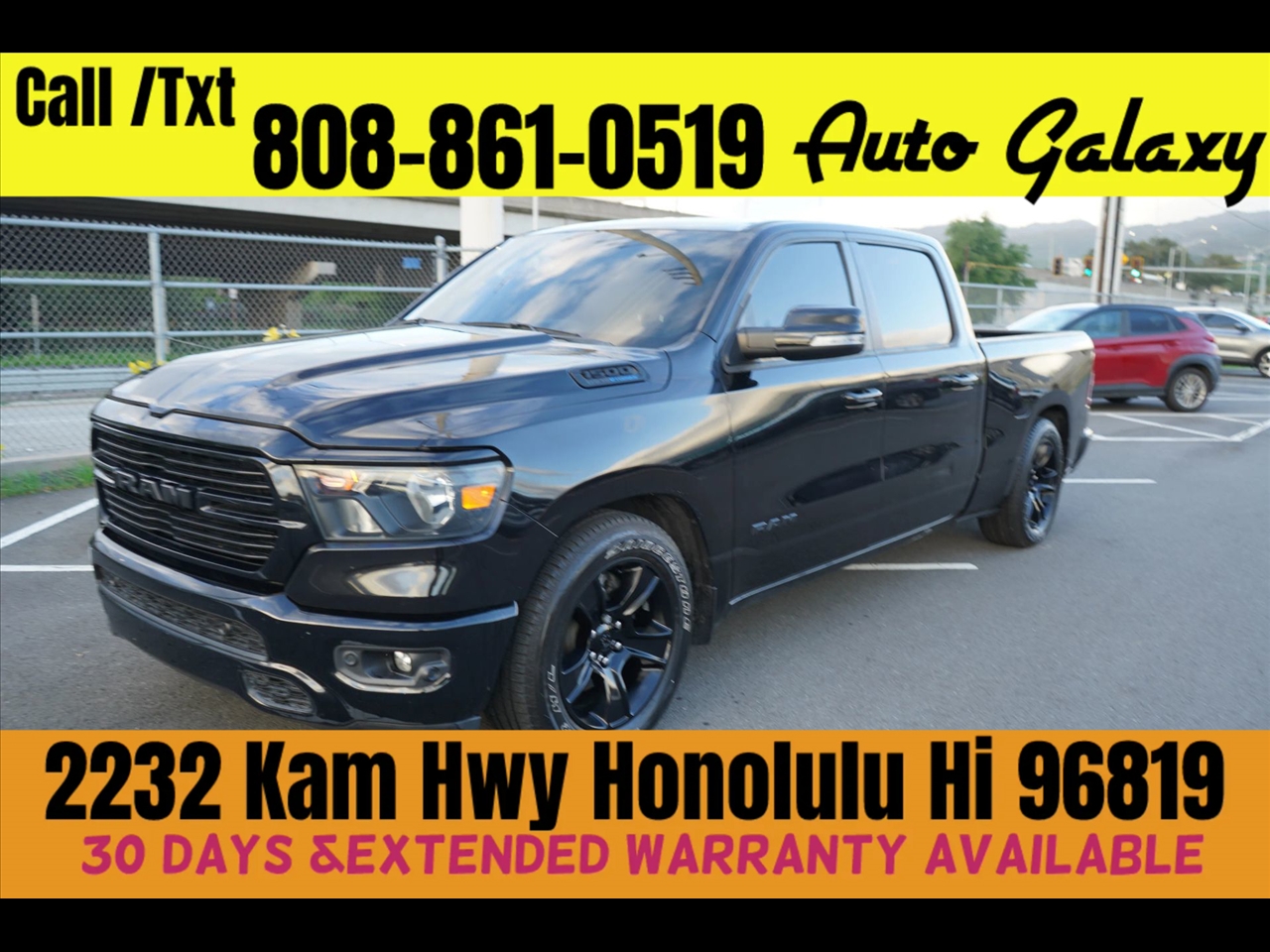 2021 RAM 1500 Big Horn 4x2 Crew Cab 6'4" Box
